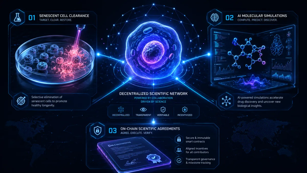 The VitaDAO and Molecule ecosystem for funding longevity research